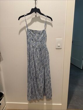 h and m open back denim dress Women's Light denim blue Open-Back Denim Dress